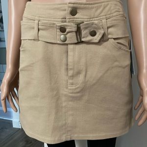 STITCH AND PINE KHAKI SKIRT NEW WITH TAGS